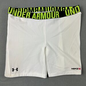 Under Armour Strike Zone‎ Slider Shorts Womens XL White Athletic Compression
